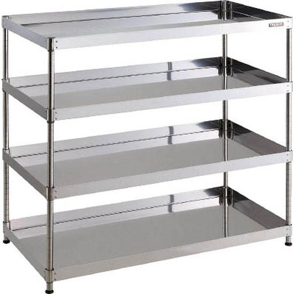 CPE4R12124  トラスコ中山(株) TRUSCO 430クリーンフェニックス ラック型 1200X600 4段 WO店の通販は 99,358円