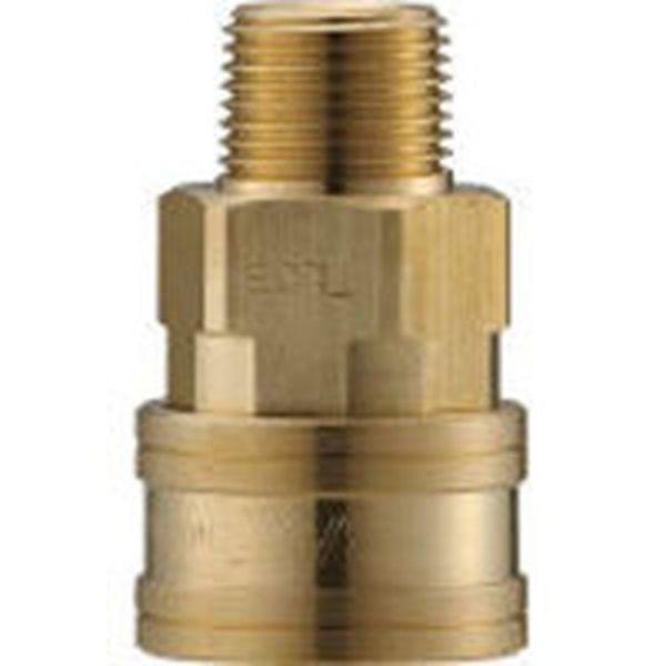 長堀工業(株) ナック クイックカップリング TL型 真鍮製 メネジ取付用ソケット Rc1 1/2 CTL12SM2-TN WO店