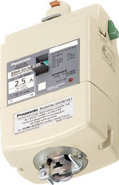 DH24871K1 818-5423 パナソニック(株)エコソリューショ Panasonic モータブレーカ付プラグ 0.2kW用 ＷＯ店