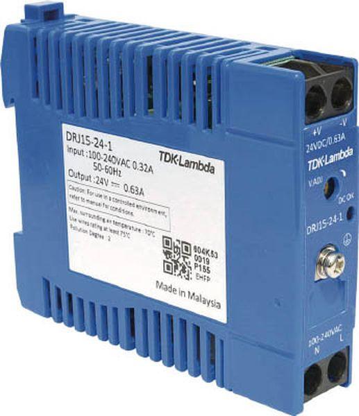 DRJ15241 788-5903 TDKラムダ(株) TDKラムダ DINレール取付専用ユニット型電源 DRJ 15W ブロック端子 ＷＯ店の通販は 6,925円