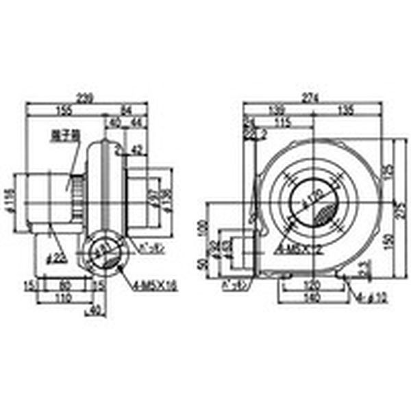 EP-63T 昭和電機　電動送風機　万能シリーズ（０．１ｋＷ） ＷＯ店