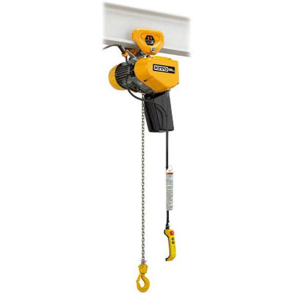 電気チェーンブロック EQ形 2速インバータ プレントロリ結合形 125kg×4m EQSP001IS-TN WO店
