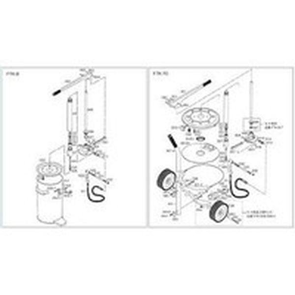 FTK029  トラスコ中山(株) TRUSCO ハンドルブリケーターFTK-8・70共用 ハンドル FTK029-TN WO店