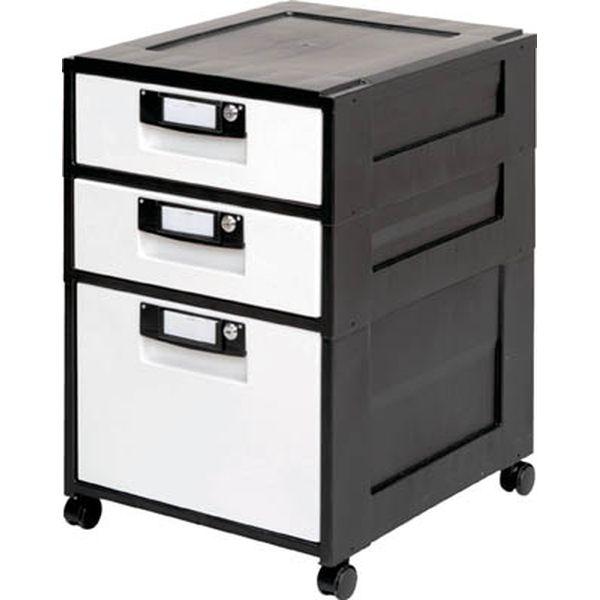 HG321BK  アイリスオーヤマ(株) IRIS オフィスキャビネット HG-321 ブラック WO店の通販は 12,884円