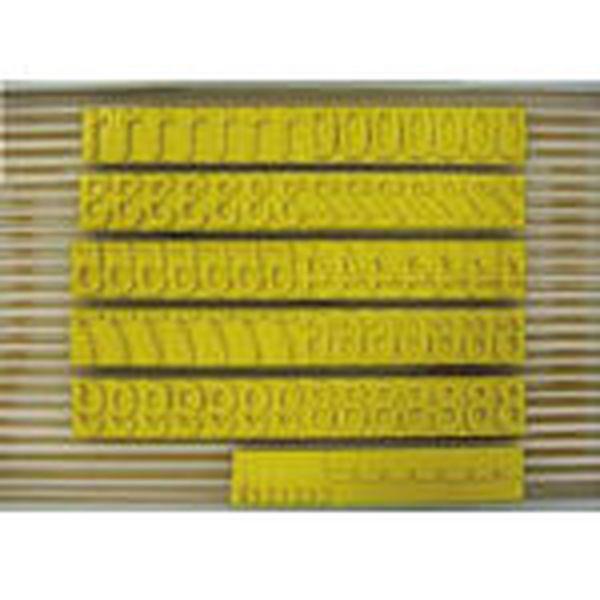 K814 819-2202 山崎産業(株) テクノマーク 活字SC-10(数字セット) ＷＯ店の通販は