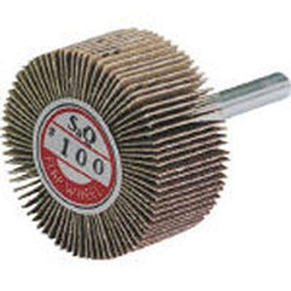 KN4020 322-3949 (株)ムラコ MURAKO 軸付フラップ金具無し 外径40幅20軸径6mm 60＃ 10個入り ＷＯ店の通販は