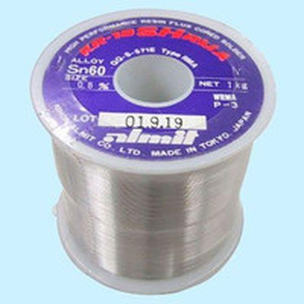 KR19SHRMASN60P30.8MM  鉛入りやに入りはんだ KR-19 SH RMA 0.8mm KR19SHRMA08-TN WO店