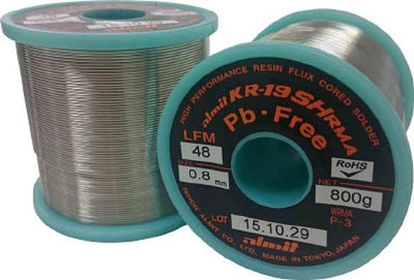 KR19SHRMALFM48P30.5MM 鉛フリーやに入りはんだ KR-19 SH RMA LFM48 0.5mm KR19SHRMALFM48P30-5MM-TN WO店