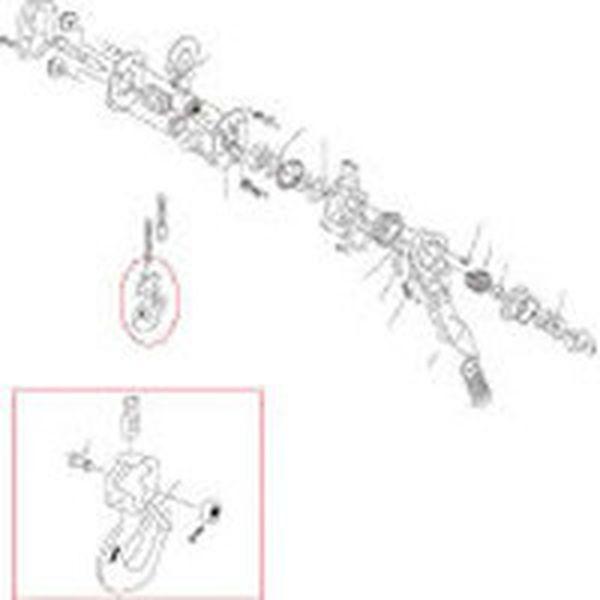 L4BA030-10212 キトー　ＬＢ０３０用部品　シタフック１式 ＷＯ店の通販は