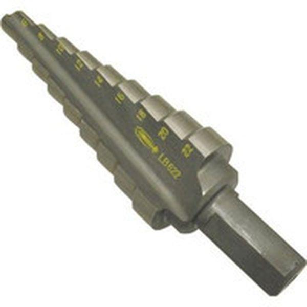 (株)ロブテックス エビ ステージドリル ノンコーティング 9段 軸径10mm 6-22 LB622-TN WO店