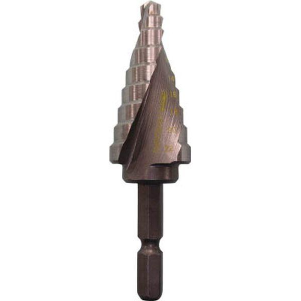 (株)ロブテックス エビ スパイラルステージドリル ノンコーティング 9段 六角軸 6-22 LBH622SPN-TN WO店