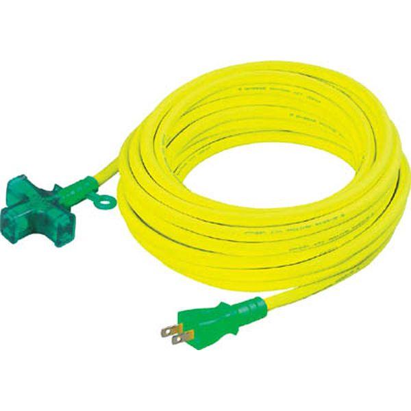 LT220  日動工業(株) 日動 延長コード 十字型トリプルランプ付 100V 2芯 20m LT220-TN WO店