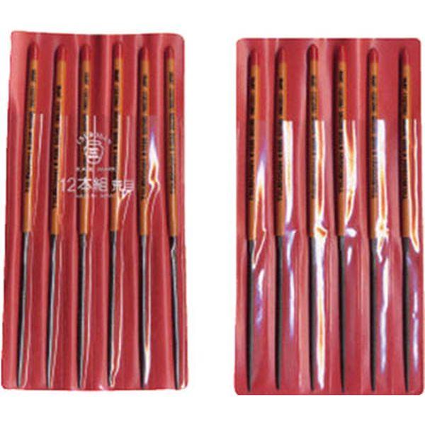 MA012-01 ツボサン　組ヤスリ　１２本組　丸　荒目 ＷＯ店の通販は 8,277円