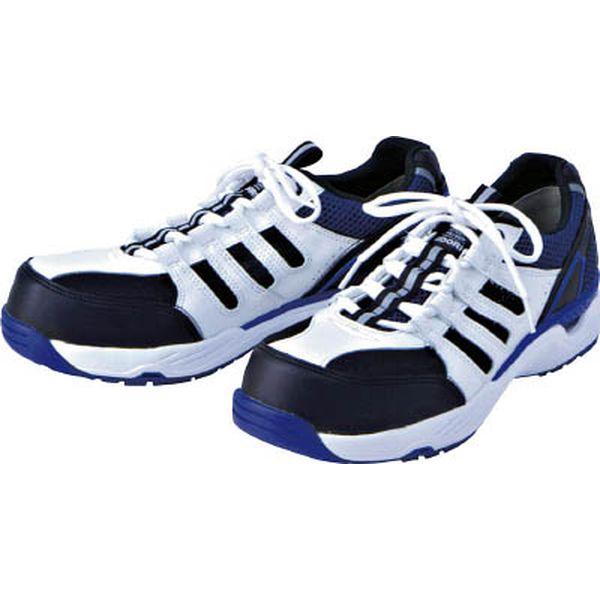 MPV01-W/BL-23.5 ミドリ安全　ワイド樹脂先芯入り通気スニーカー　ＭＰＶ０１　２３．５ＣＭ ＷＯ店の通販は 8,294円