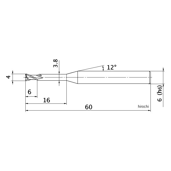 MS2XLD0400N160 三菱Ｋ　小径エンドミル ＷＯ店の通販は 5,222円