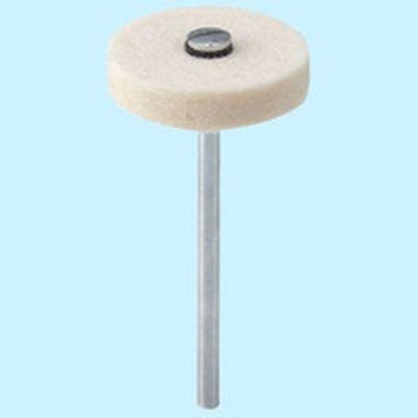 NM25F トラスコ中山(株) TRUSCO ナイロンミニホイール フェルト Φ25X軸径3 1Pk(箱)25枚 NM25F-TN WO店