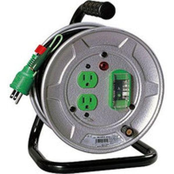 NSEB12  日動工業(株) 日動 電工ドラム アース付 漏電保護専用ブレーカ付 10m NSEB12-TN WO店