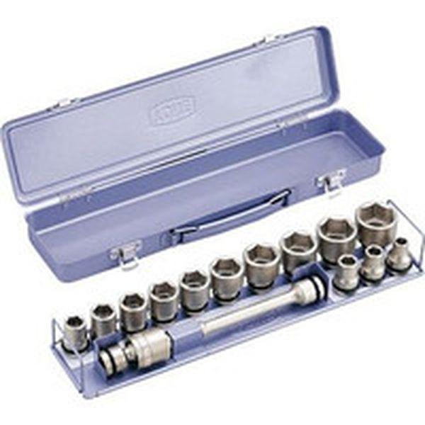 TONE(株) TONE インパクト用ソケットセット(メタルトレー付) 15pcs 差込角12.7mm NV4132-TN WO店