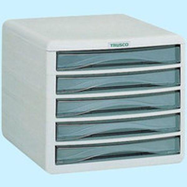 PA4S5  トラスコ中山(株) TRUSCO プラスチックレターケース A4浅型タイプ 5段 PA4S5-TN WO店