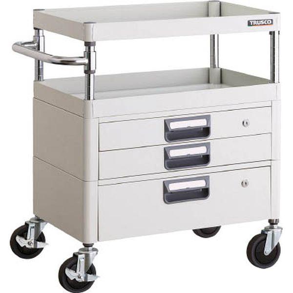 PEW762VXYG ツールワゴン フェニックスワゴン 省音 600X400XH740 引出付 ヤンググリーン PEW762VXYG-TN WO店
