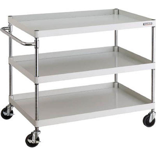 PEW9103W ツールワゴン フェニックスワゴン 省音 1000X650XH880 3段 ホワイト PEW9103W-TN WO店