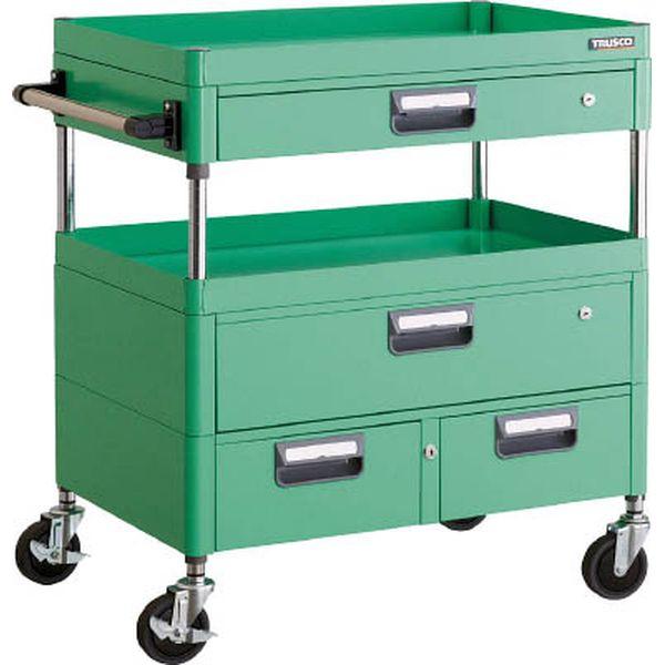 PEW962VWZW  トラスコ中山(株) TRUSCO フェニックスワゴン 600X400XH880 引出付 W色 WO店の通販は 97,720円