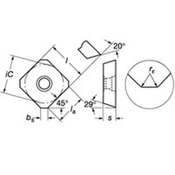 R24518T6MKM  サンドビック(株) サンドビック コロミル245用チップ 3040 10個入り WO店