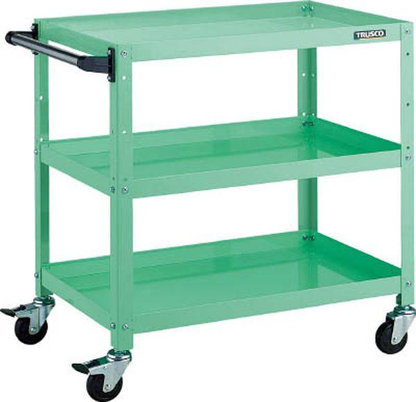RBW773HYG  ツールワゴン ラビットワゴン 700X450 ハンドル付 ゴム車輪 ヤンググリーン RBW773HYG-TN WO店