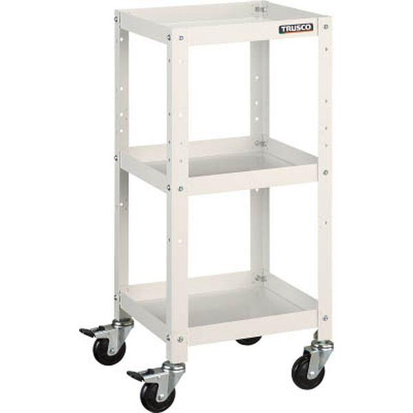 RBW833W トラスコ中山(株) TRUSCO ツールワゴン ラビットワゴン 360X360 ゴム車輪 ホワイト RBW833W-TN WO店