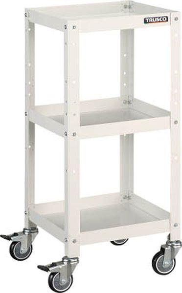RBW843W トラスコ中山(株) TRUSCO ツールワゴン ラビットワゴン 400X350 ゴム車輪 ホワイト RBW843W-TN WO店