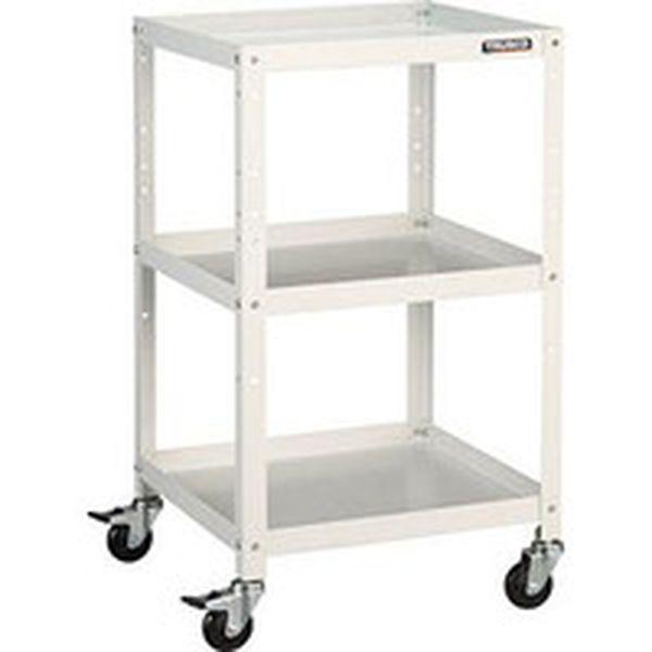 RBW953W  トラスコ中山(株) TRUSCO ラビットワゴン 500X500 ゴム車輪 W色 WO店の通販は