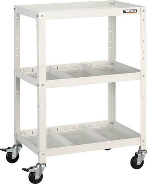 RBW953XW  トラスコ中山(株) TRUSCO ラビットワゴン 500X500 引出2段付 ゴム車輪 W色 WO店の通販は 46,962円