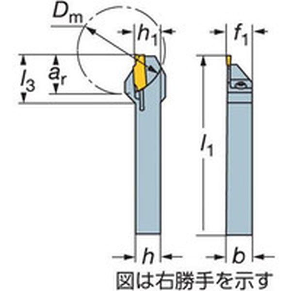 RF123E171616BS  サンドビック(株) サンドビック コロカット1・2 小型旋盤用突切り・溝入れシャンクバイト WO店の通販は