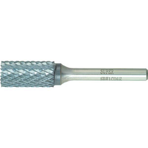 スーパー超硬バー 重切削用 ロー付タイプ 円筒エンド刃型 刃径：9.5mm 軸径：6.0mm SBH1C06E-TN WO店