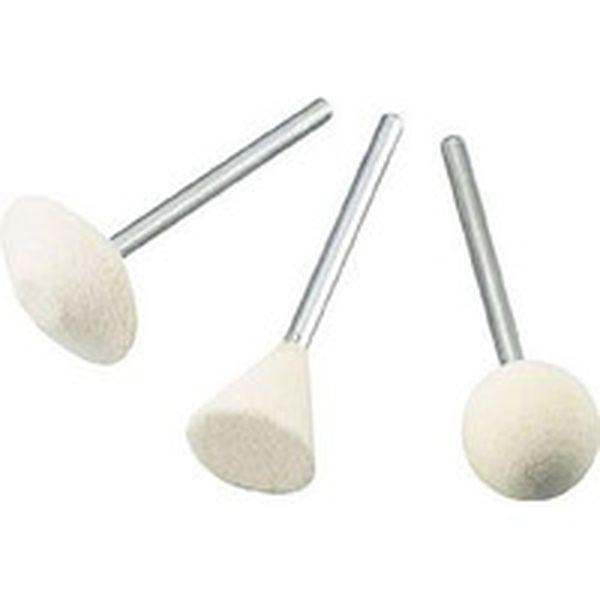 SF2210SOW  トラスコ中山(株) TRUSCO フェルトミニホイール そろばん型 Φ22 仕上げ用 白色 10個入り WO店の通販は 8,112円