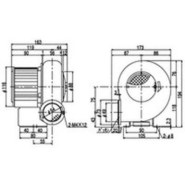 SF50 SDG(株) 昭和 電動送風機 汎用シリーズ(0.04kW) SF503048-TN WO店 21,274円