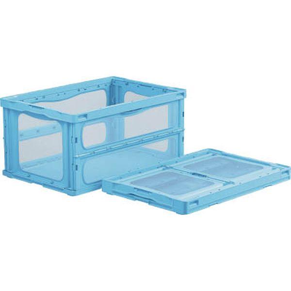 SKMLOO75BBL 三甲(株) サンコー 折りたたみコンテナー 559190 マドコンライトO-75Bブルー SKMLOO75BBL-TN WO店