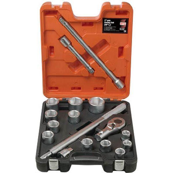 スナップオン・ツールズ(株) バーコ 3/4ソケットレンチセット(6角) 差込角19mm 17点セット SLX17-TN WO店