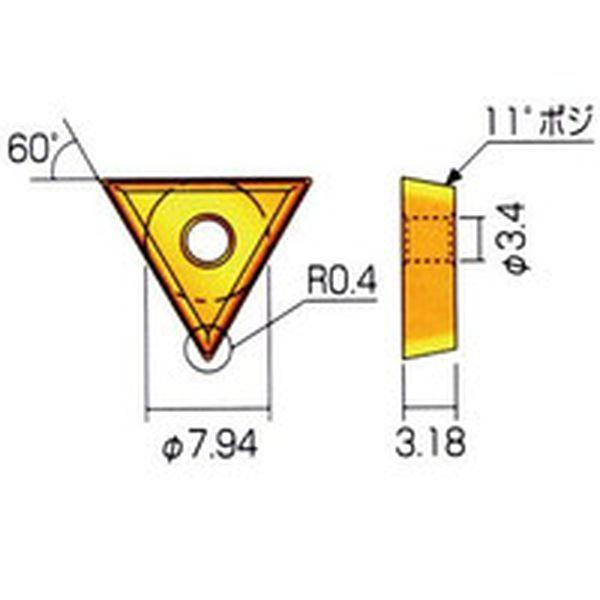 富士元工業(株) 富士元 面取りカッターリャンメンカット・V用専用チップ NK5050 12個入り T22MOR-TN WO店