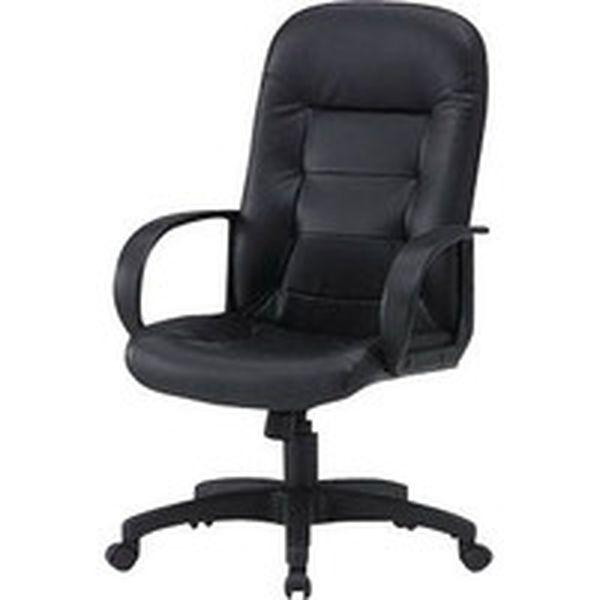 トラスコ中山(株) TRUSCO オフィスチェア レザー張り 黒 T5563-TN WO店