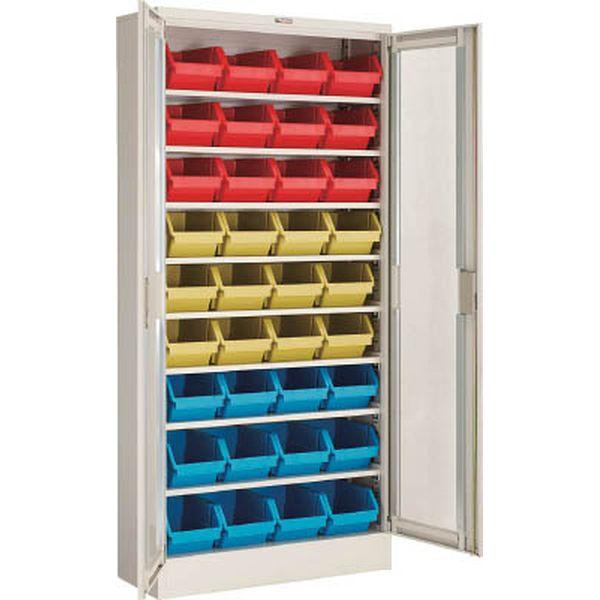 T608MC  トラスコ中山(株) TRUSCO バンラックケース M型 両開き扉 コンテナ入 H1790 WO店の通販は