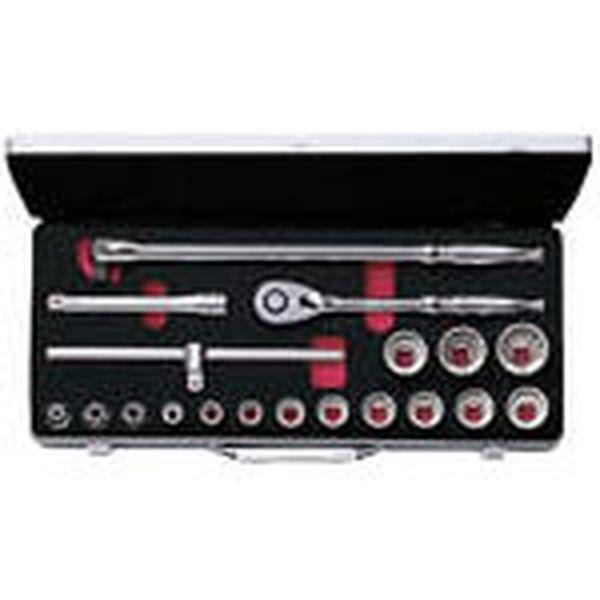 京都機械工具(株) KTC 12.7sq.ソケットレンチセット(19点) 差込角12.7mm 19点セット TB415W-TN WO店 29,228円