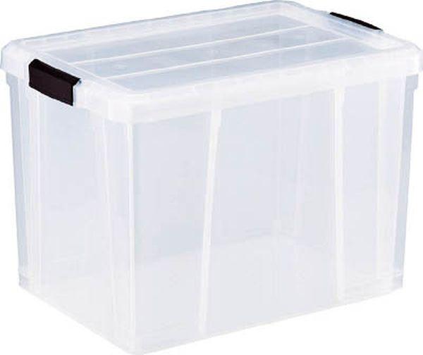 TCR04DBK トラスコ中山(株) TRUSCO クリアライトボックス 86L 黒半透明 TCR04DBK-TN WO店