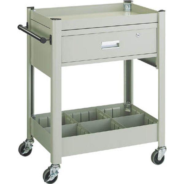 TCW81BD トラスコ中山(株) TRUSCO コンビネーションワゴン 643X427 1段引出・仕切板付 TCW81BD-TN WO店