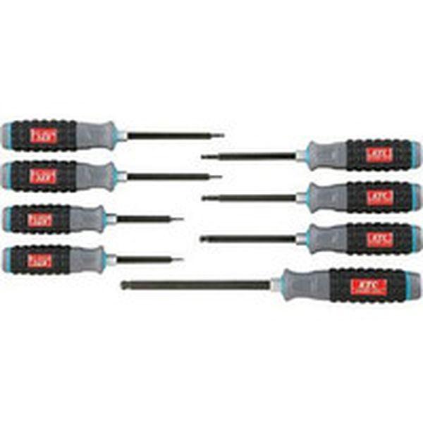京都機械工具(株) KTC 樹脂柄ボールポイントヘキサゴンドライバセット［8本組］ TD1HBP8-TN WO店