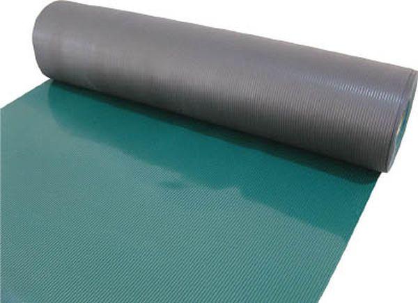TEBM920GN  トラスコ中山(株) TRUSCO 塩ビマット B山 グリーン 1.5mmX915mmX20m WO店