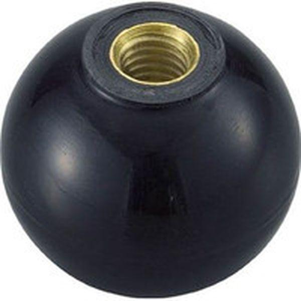 TPC40-10BK ＴＲＵＳＣＯ　樹脂製握り玉　金具付黒　４０ＸＭ１０ｍｍ ＷＯ店の通販は 10,653円