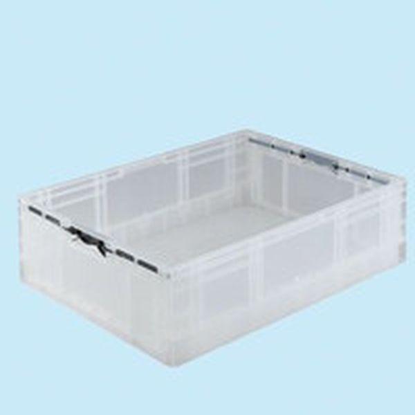 TPO-462.5 ＴＲＵＳＣＯ　ＴＰＯ型　折りたたみコンテナ　ＴＰ規格　６３Ｌ　半透明 ＷＯ店の通販は 7,284円