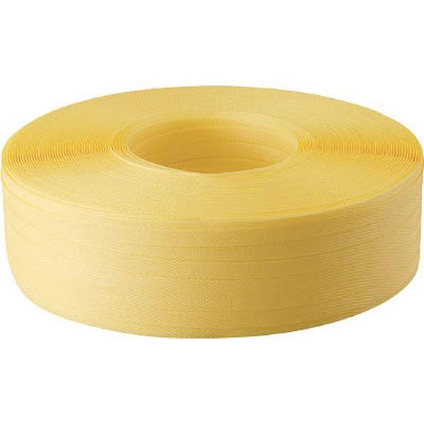 TPPS19Y  トラスコ中山(株) TRUSCO 封かん機用PPバンド19mm×1000m巻 黄 TPPS19Y-TN WO店