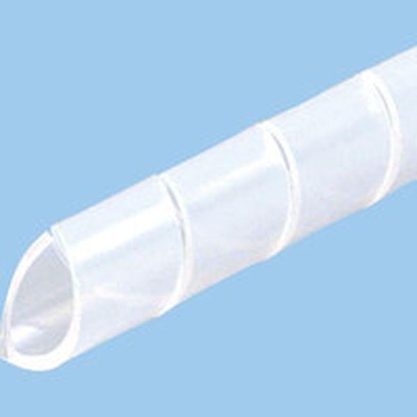 TS10 ヘラマンタイトン(株) ヘラマンタイトン スパイラルチューブ (ポリエチレン製) 乳白 長さ50m TS106320-TN WO店